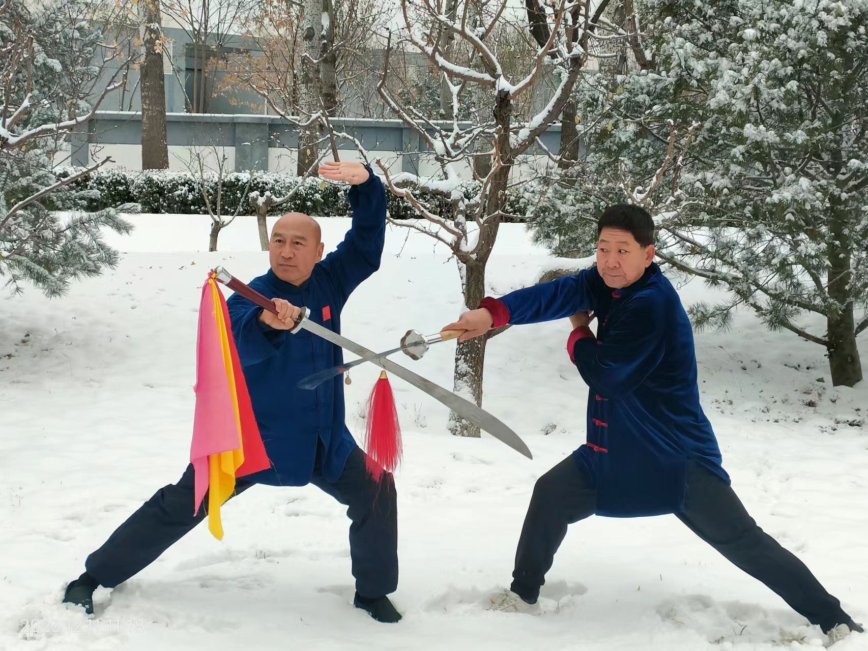 Práctica de kung fu tradicional